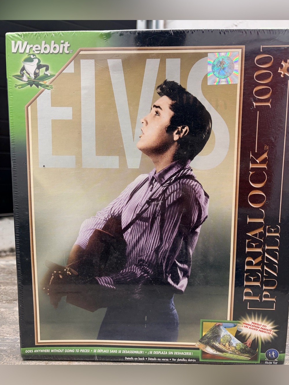 Vintage Elvis Presley Wrebbit Perfalock 1000 Piece Puzzle – NEW Factory Sealed